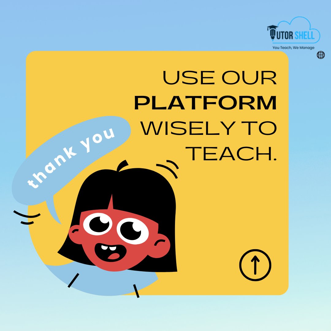 tutorshell's tweet image. Smart tools, smarter teaching! Use TutorShell wisely to simplify student management and elevate learning outcomes. 💡📚

#TutorShell #StudentManagement #EfficientTeaching #EdTechSolutions #SmartTeaching #TutorLife
