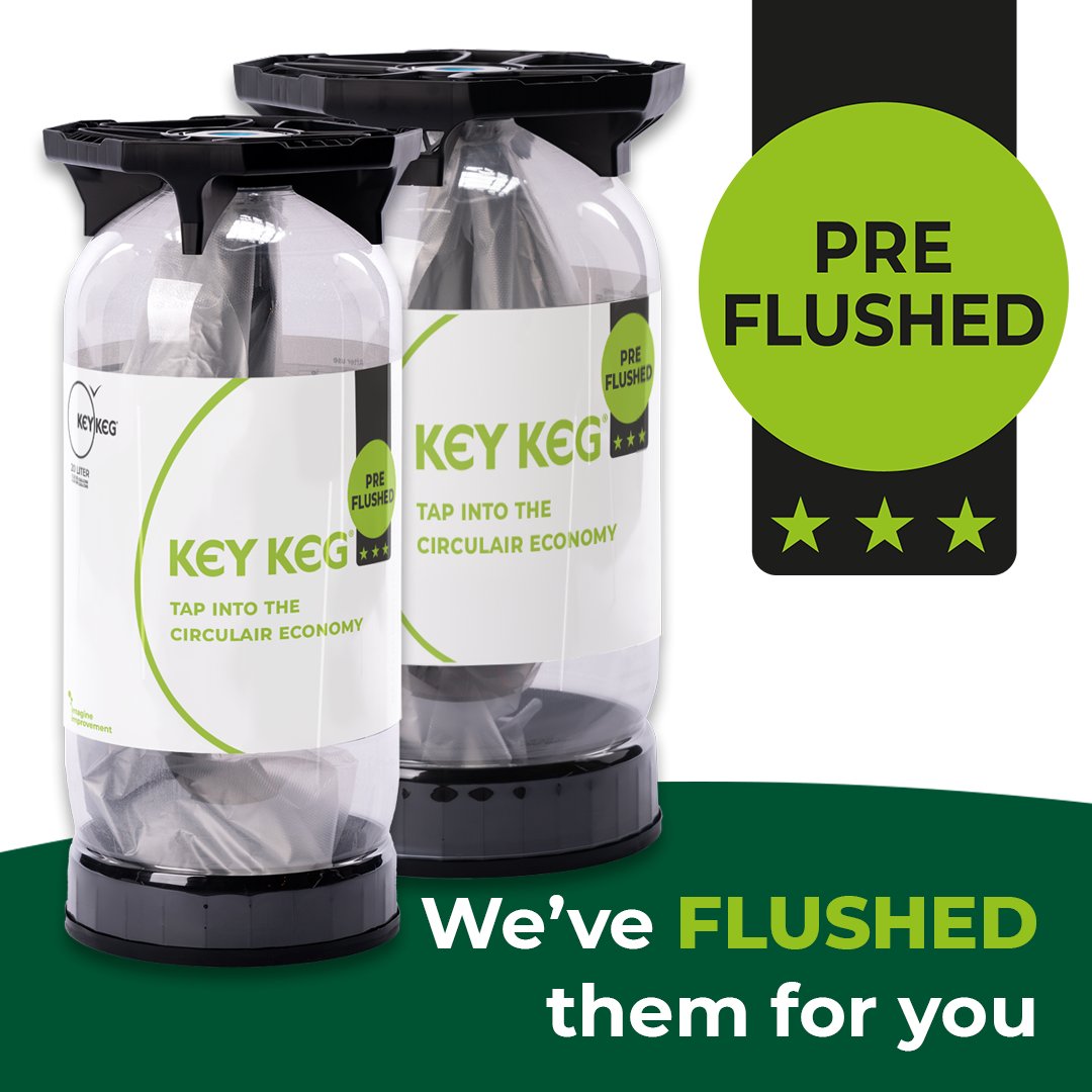 Say hello to Pre-Flushed KeyKegs! 🎉 These nitrogen-flushed kegs arrive ready to use. No venting, no flushing, no extra steps needed. Order your pre-flushed kegs today! ✨keykeg.com/products/keyke…