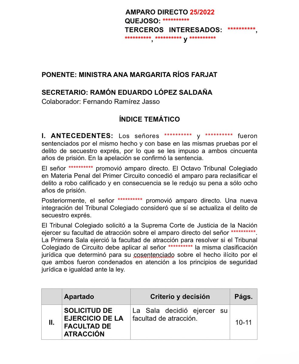 MoraErica's tweet photo. ‼️Incertidumbre de la elección judicial 
🔴¿Las nuevas magistradas y magistrados estarán obligados a aplicar los criterios que haya sostenido un Tribunal antes del cambio de integración? 
✳️La Suprema Corte ⚖️resolvió un amparo en el que determinó que el cambio de integración de un Tribunal Colegiado no pude derivar en el cambio de criterios jurídicos sostenidos de forma previa. 
📄Hechos: Un Tribunal Colegiado impuso condenas diferentes en dos asuntos penales donde existe igualdad de partes, objeto y causa. La condena diferente obedeció al cambio de integración del Tribunal 👩🏻‍⚖️ 👨🏻‍⚖️
📌Criterio jurídico: Cuando una cuestión jurídica ya fue determinada mediante sentencia firme, el criterio emitido será derecho inmutable. Ello en atención a los principios de seguridad jurídica e igualdad ante la ley. Lo que se busca es evitar la emisión de criterios, actuaciones o sentencias contradictorias en prejuicio de las personas, pues el principio de seguridad jurídica radica en ‘saber a qué atenerse’ respecto de la regulación normativa prevista en la ley y en la actuación de la autoridad.
Amparo Directo 25/2022
🔎Palabras clave: cosa juzgada, derecho de igualdad jurídica, principio de seguridad jurídica, principio de igualdad ante la ley, igualdad formal o de derecho. 
➡️Liga del engrose: https://t.co/ZNdlREkno1
#Criteriosjurídicos #ElecciónJudicial #EleccióndeJueces