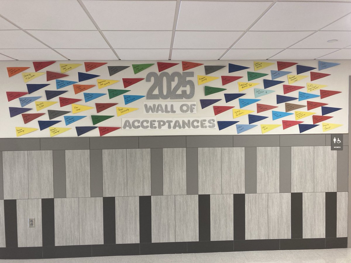 ASRHS Wall of Acceptances for our current seniors is growing every week! So proud of everyone!! #asrsd
