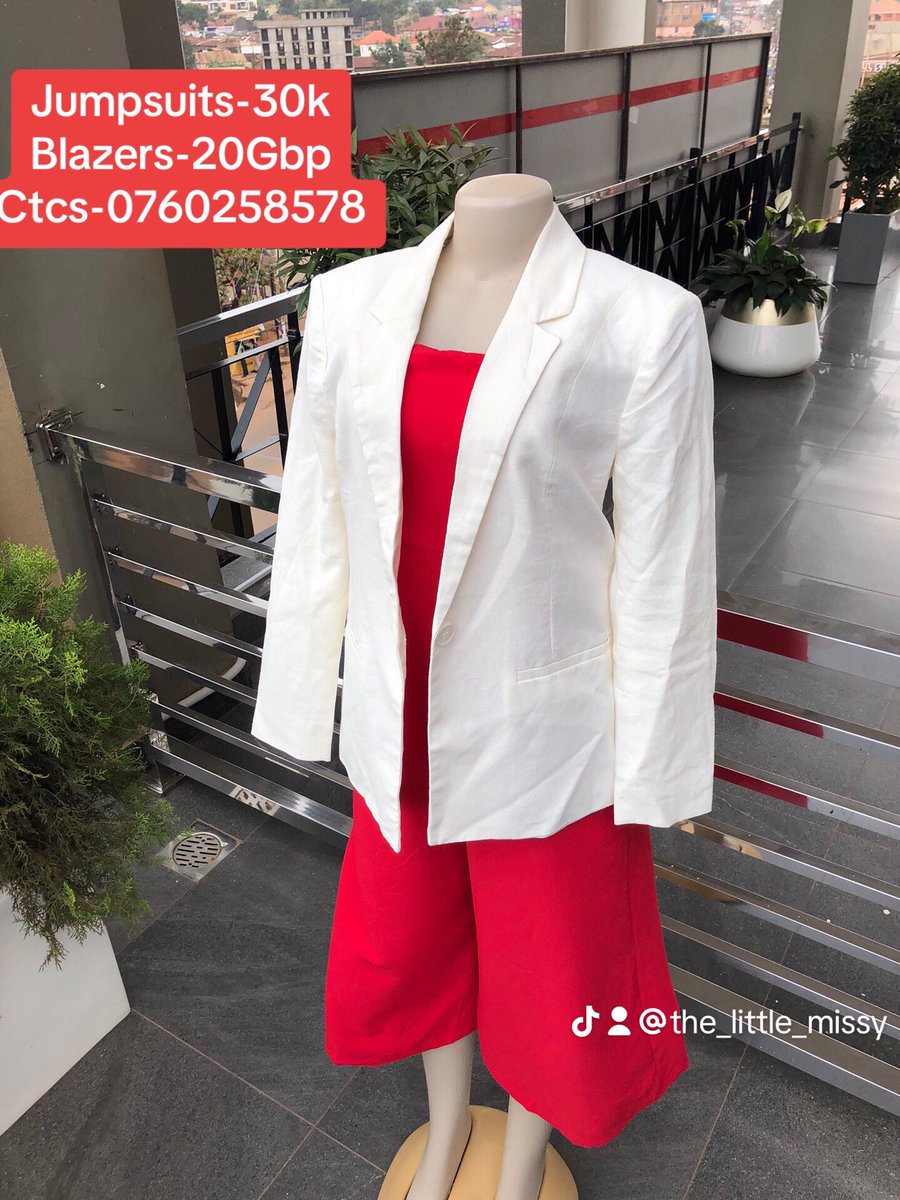 Orleansprtygate's tweet photo. Jumpsuits and blazers
Tel.0760258578
       0751787626
Location:The Junctionmall Kireka 
#zelena #CTWCNY2025 #TheTraitors #fashion https://t.co/RSdT09O3Rb