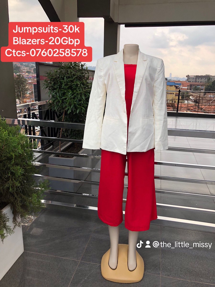Orleansprtygate's tweet photo. Jumpsuits and blazers
Tel.0760258578
       0751787626
Location:The Junctionmall Kireka 
#zelena #CTWCNY2025 #TheTraitors #fashion https://t.co/RSdT09O3Rb