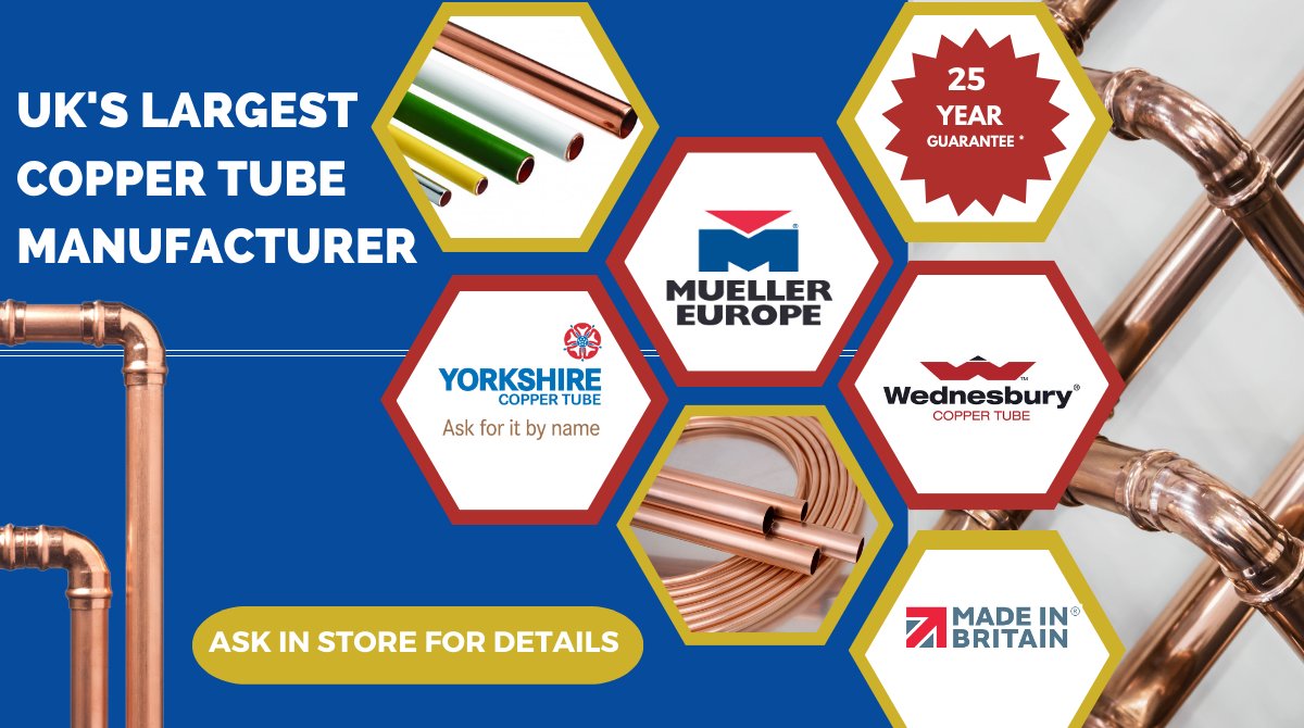 GillsGroup's tweet image. Don't settle for less when it comes to your copper tube needs. Choose Yorkshire Copper Tube, a UK-based manufacturer for unparalleled quality and service.

Discover the difference in store!

#LongLasting #BritishEngineering #QualityAssured #UKMade #TheIPG