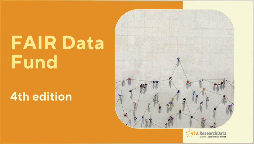 Elena Del Pup (@elena_delpup) on Twitter photo I am glad to announce that I am one of the 8 winners of the 4th Edition of the #FAIR Data Fund!
<a href="/4TUResearchData/">4TU.ResearchData</a> is an international data repository for science, engineering and design. They offer research dataset curation, sharing, long-term access and preservation services. I am glad to announce that I am one of the 8 winners of the 4th Edition of the #FAIR Data Fund!
<a href="/4TUResearchData/">4TU.ResearchData</a> is an international data repository for science, engineering and design. They offer research dataset curation, sharing, long-term access and preservation services.