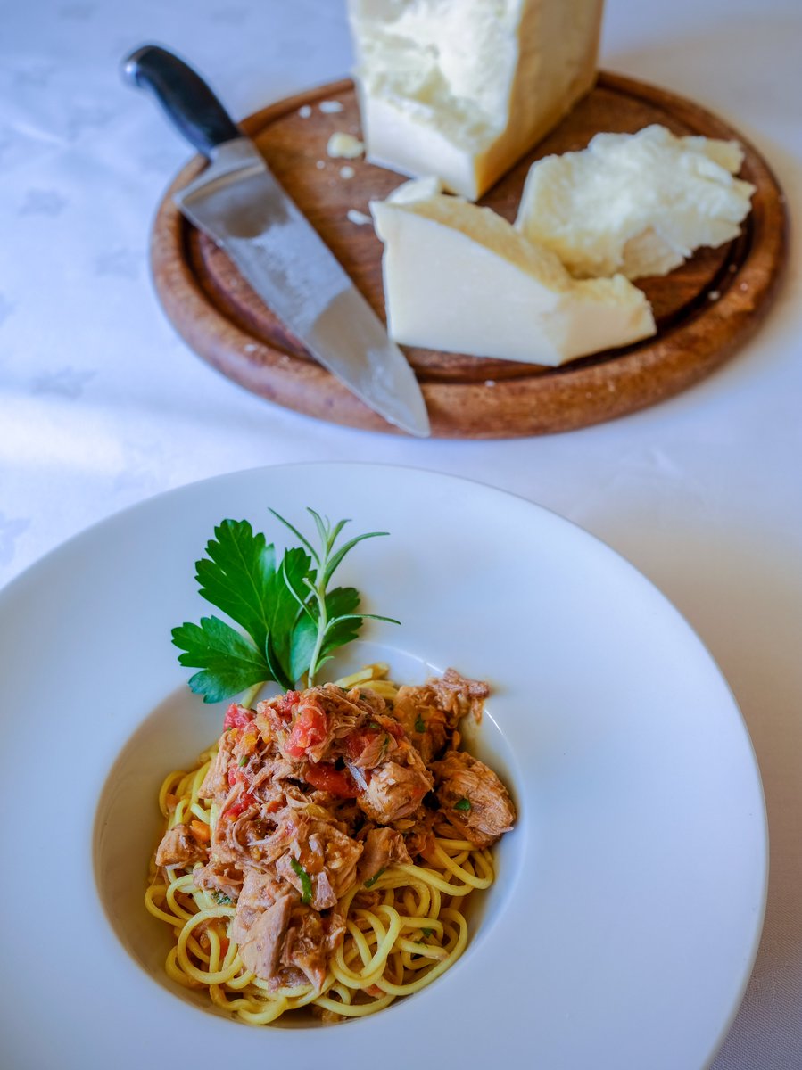 Tajarin con tonno Buon appetito 😋🍾🍷🥂🍴