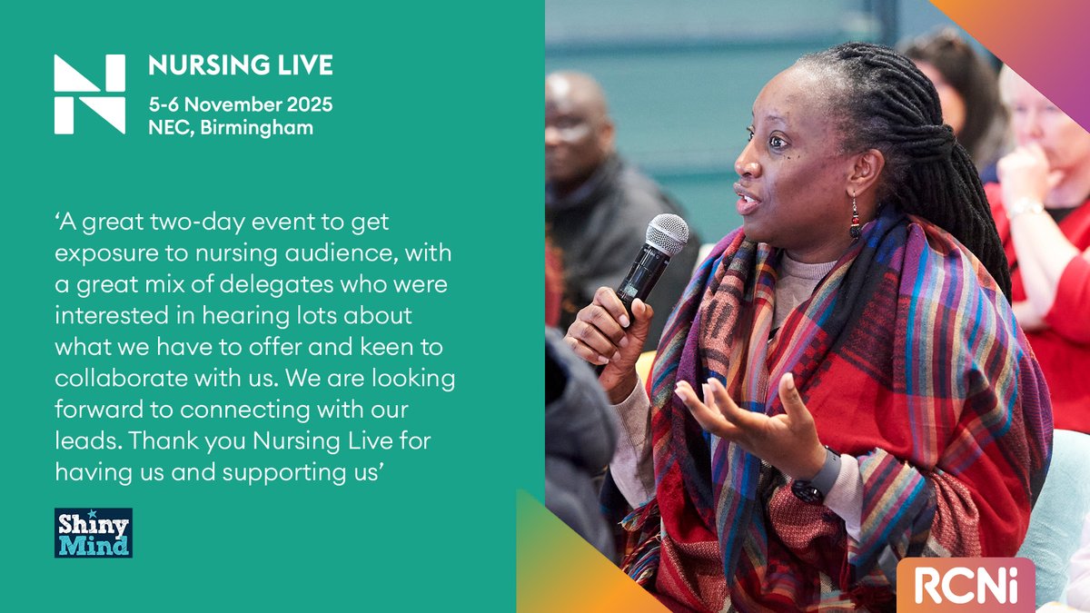 Nursing Live offers you the opportunity to highlight your organisation’s expertise in person at the event.

Email talk-to-us@nursinglive.com #NursingLive #NursingConference