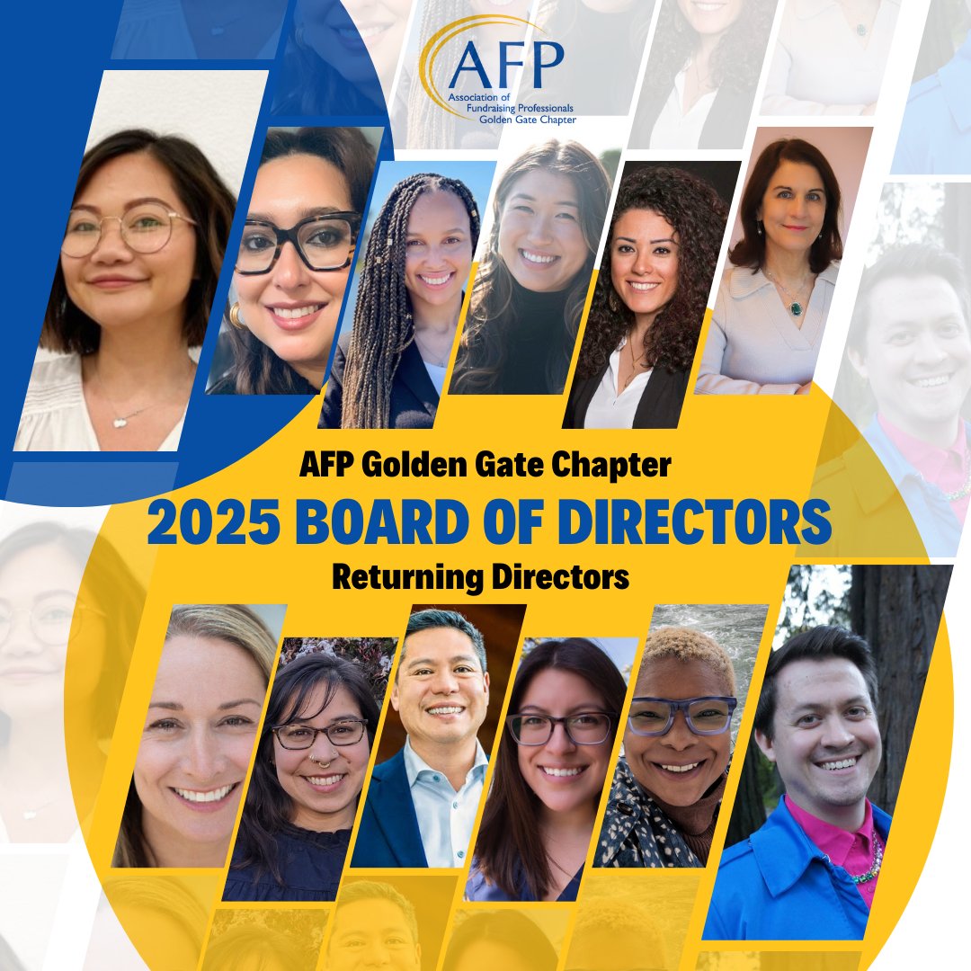 GoldenGateAFP's tweet image. As our Board prepares for the first strategic visioning session this week, we wish to welcome back our 12 returning Directors!

Learn more about them and our entire 2025 Board slate at our online blog at loom.ly/v5iRf7c

#GoldenGate #AFPGoldenGate #Board #Nonprofit #2025