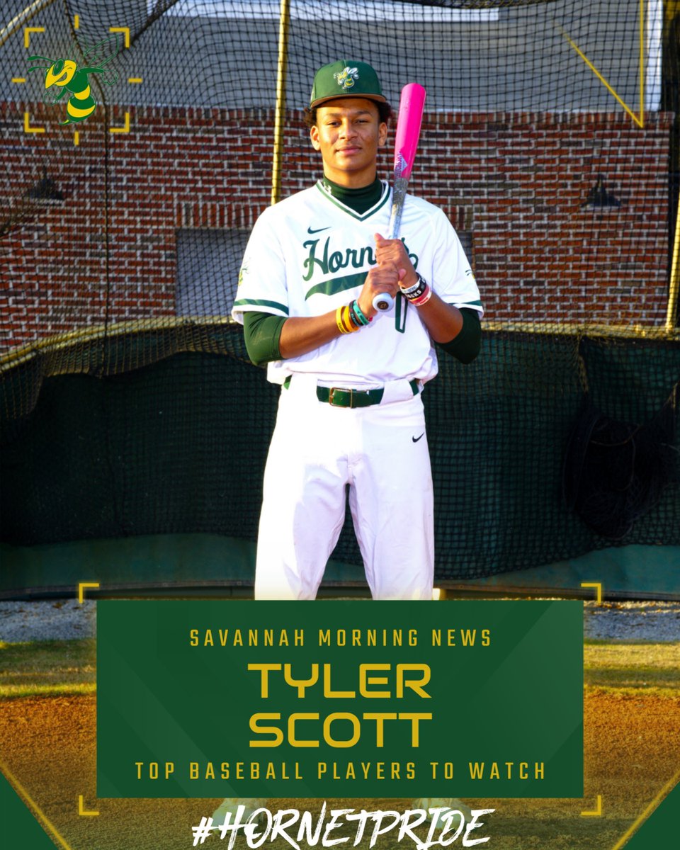 Senior Tyler Scott - Savannah Morning News Top Returning Baseball Players! #HornetPride

savannahnow.com/story/sports/h…