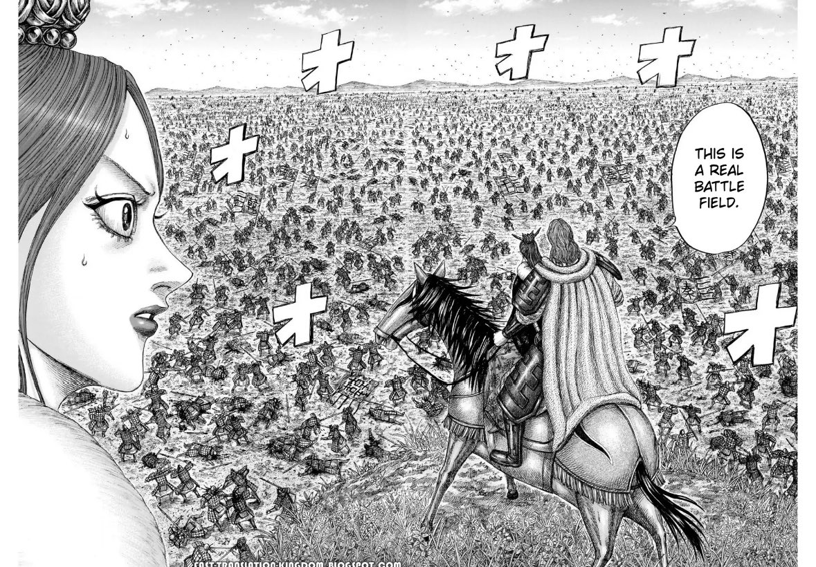 Rockybalnoahh's tweet photo. I’m not even sure there’s another general in the series that could handle this situation so delicately like Tou #kingdom820 https://t.co/weoM5kf5Ci