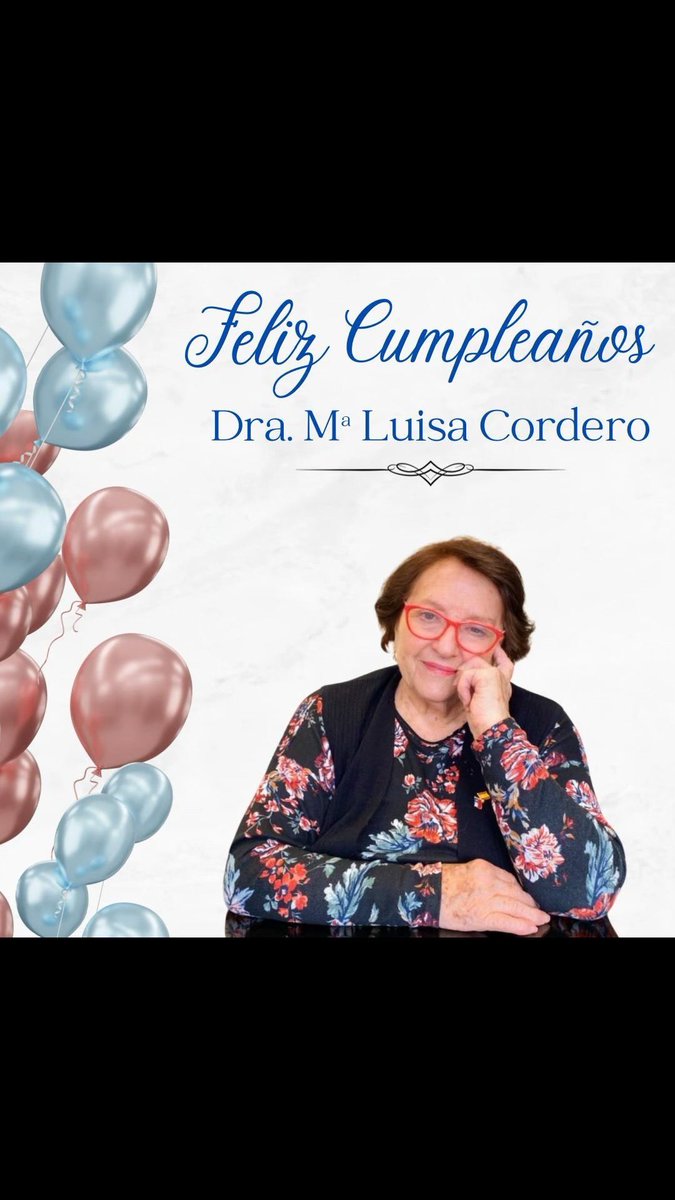 DraMLCordero's tweet photo. Como equipo le deseamos un Feliz cumpleaños a nuestra querida diputada y  doctora María Luisa Cordero. https://t.co/IVhekdkMbK