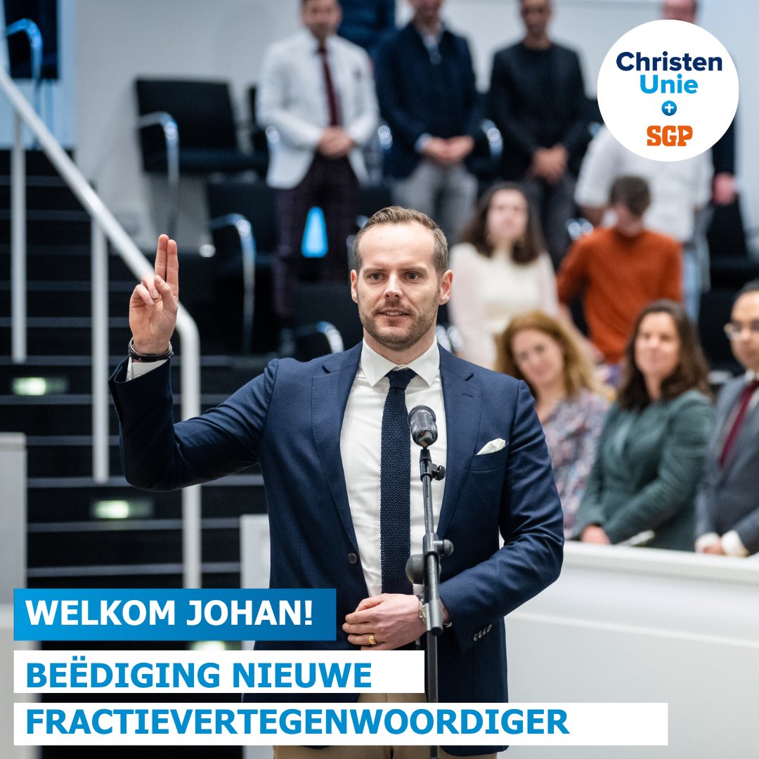Welkom in de fractie <a href="/JohanHofland/">Johan Hofland</a>! 

📸: Martijn Beekman