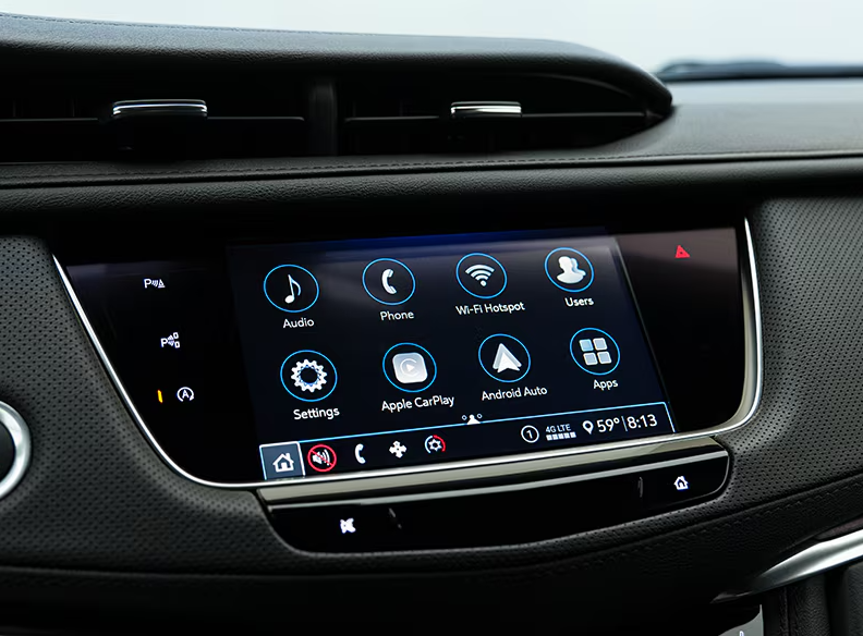 Why choose the 2025 Cadillac XT5? Here's what makes it a standout:

✔️ Twin Clutch Sport Control AWD 
✔️ Roomy interior design
✔️ Smooth wireless Apple CarPlay® &amp; Android Auto™ integration