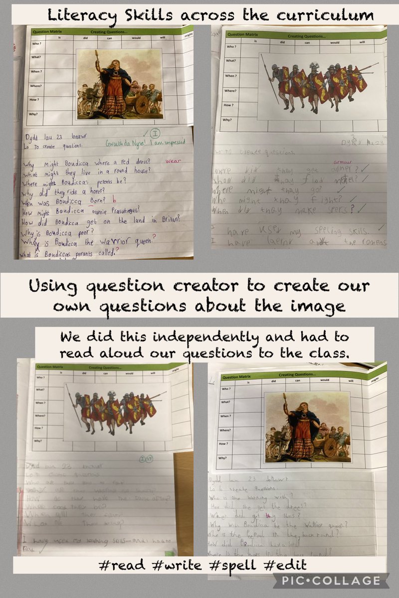 PlasnewyddPS's tweet photo. A busy day of questions.. Why might .? How would .. ? Where did….  Independent challenges to create our own research questions about the image. @cscjes ⁦@WG_Education⁩   #independent #deepeningunderstanding #literacy ⁦@CSC_langlitcomm⁩  ⁦⁦⁦@CscHumanities⁩ https://t.co/9K92cgTwJR