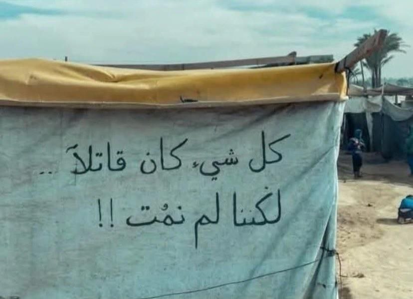 كل شيء كان قاتلأ لكننا لم نمُت !