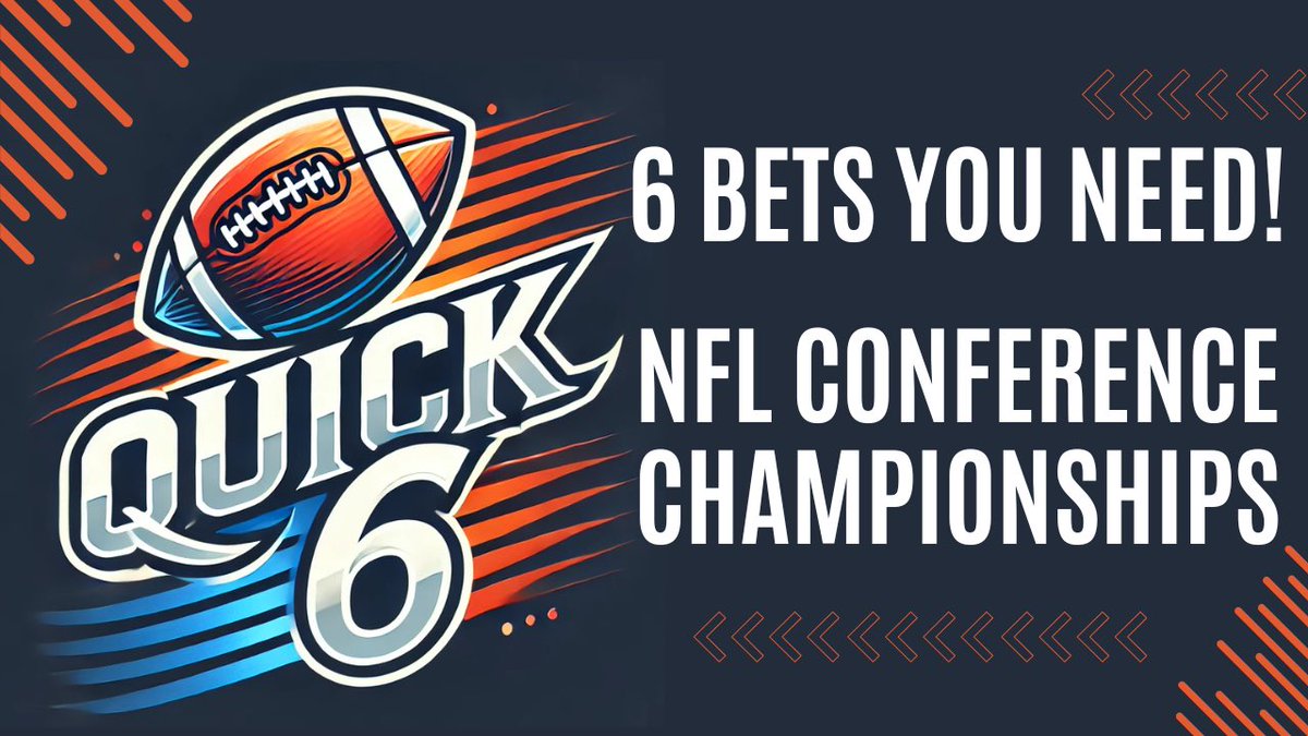 95BirdsPod's tweet image. H2H Best Bet Battle for the NFL Conference Round. Get the “Quick 6” in less than 20 minutes and then some bonus plus money bets after. 

YouTube: youtu.be/_Qdiq6WAIcA

Spotify: open.spotify.com/episode/6x0f0X… 

Apple: podcasts.apple.com/us/podcast/95b… 

#nfl  #bestbets #sportsbetting #podcast