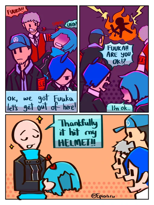 fuuka always comes prepared..

#Persona3 #FuukaYamagishi 
#FuukaFriday 