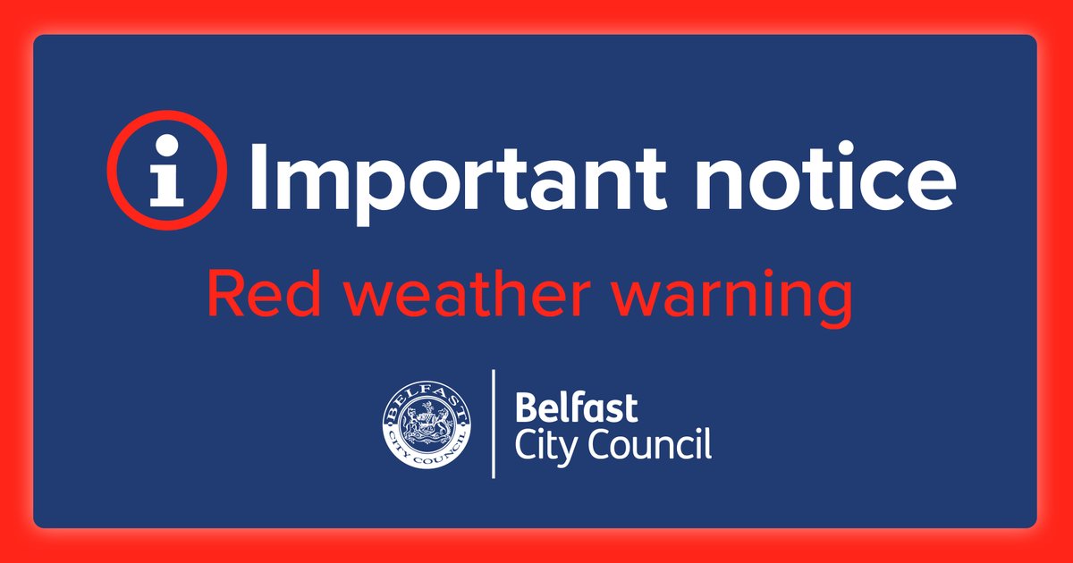 Belfast City Council (@belfastcc) on Twitter photo 📢UPDATE ON STORM ÉOWYN 📢
There will be no bin or <a href="/BrysonRecycling/">Bryson Recycling</a> box collections tomorrow (Fri 24 Jan) due to #StormEowyn
If yours is due tomorrow, please don’t leave it out.
Instead, leave out by 7am on Sat. If it's not done then, leave out again by 7am on Sun. 📢UPDATE ON STORM ÉOWYN 📢
There will be no bin or <a href="/BrysonRecycling/">Bryson Recycling</a> box collections tomorrow (Fri 24 Jan) due to #StormEowyn
If yours is due tomorrow, please don’t leave it out.
Instead, leave out by 7am on Sat. If it's not done then, leave out again by 7am on Sun.