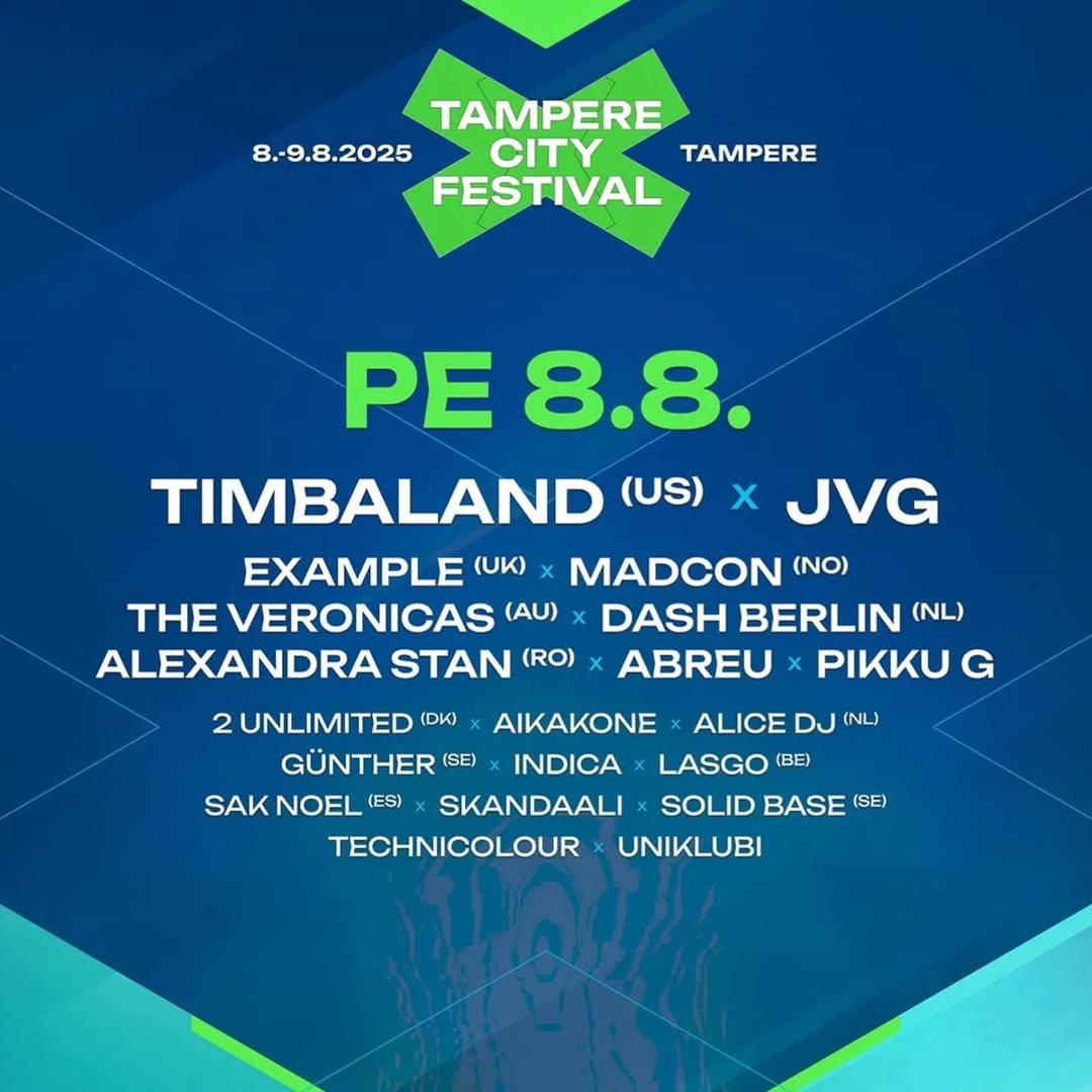 theveronicaspl's tweet photo. ❗️The Veronicas w Europie!❗️

W piątek 8 sierpnia 2025 roku bliźniaczki zaśpiewają podczas Tampere City Festival w Finlandii! https://t.co/jBaQc7Ydnk