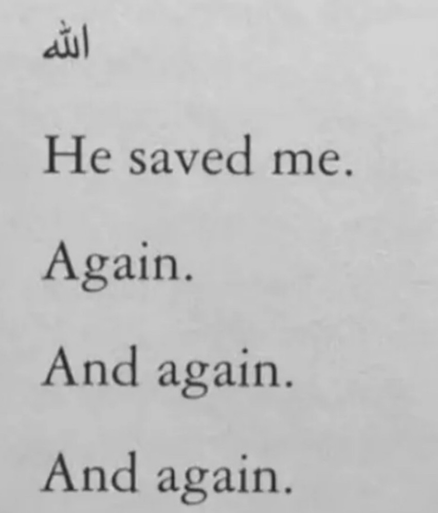 He saved me