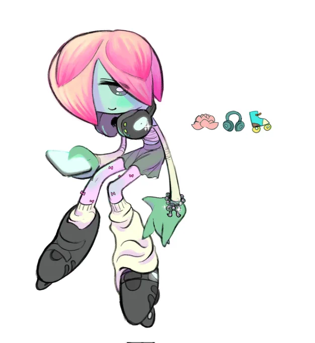 自分のキャラデザかわいいな〜 