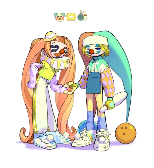 自分のキャラデザかわいいな〜 