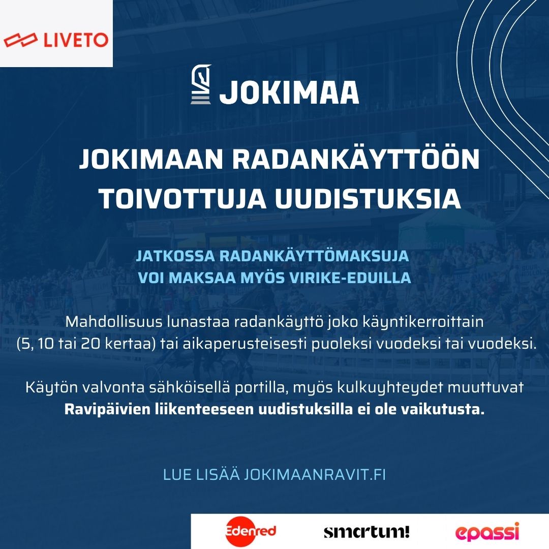 Muutoksia Jokimaan radankäyttömaksuihin ja kulkuyhteyksiin. Lue lisää: jokimaanravit.fi/ajankohtaista-…
#jokimaanravit