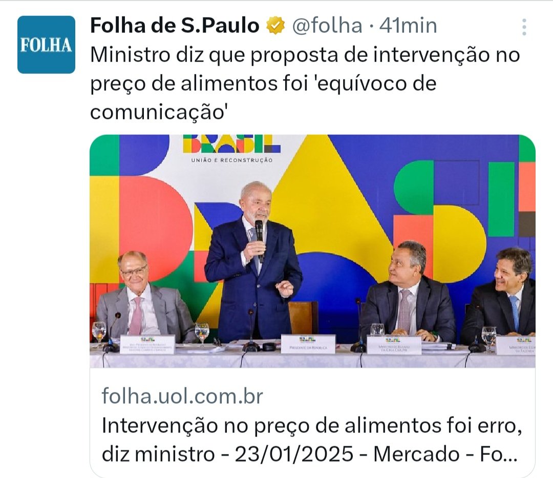 taoquei1's tweet photo. Mexer na validade dos alimentos,
Receber uma onda de reprovação,
Dizer que foi um equívoco de comunicação.
Esse é o desgoverno lula, ineficiência,  maldade e burrice. https://t.co/xOxuBLgbk7