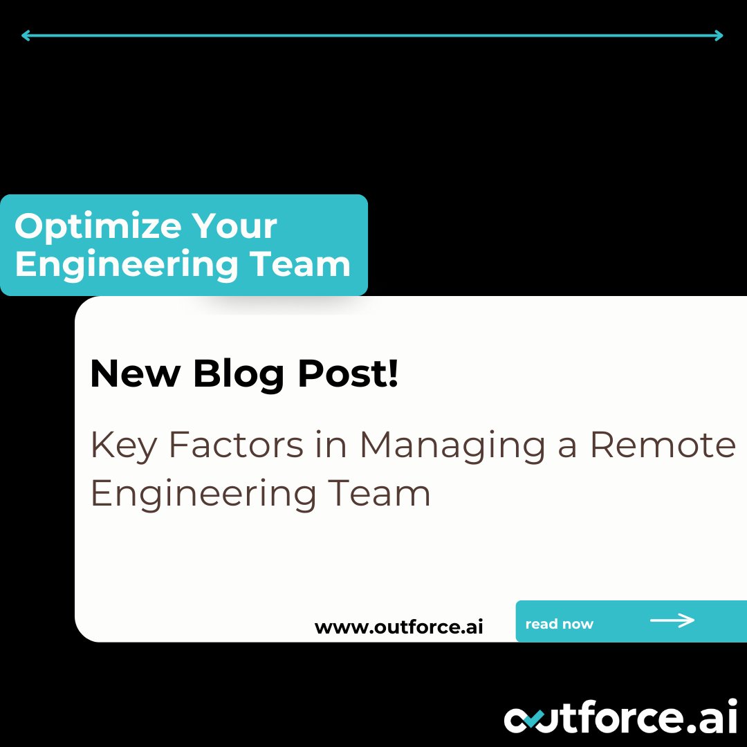outforceai's tweet photo. If scaling smarter is your goal, an offshore engineering solution is your secret weapon. Remote engineering teams aren't just a shortcut—they're the key to scaling smarter, faster, and stronger.
Read the full article here: https://t.co/nPXWekAhnY https://t.co/celYB1y9CW