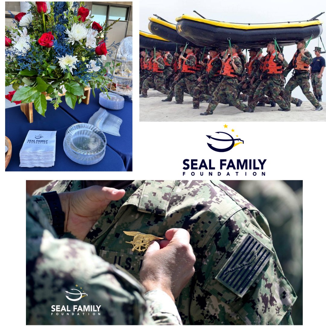 ❤️🤍💙Congratulations to SQT Class 364 who earned their Tridents today. 🔱 <a href="/SEALFamilyFDN/">SEALFamilyFoundation</a>  was honored to host the pre-graduation family dinner to welcome the new SEALs and their families into the community last night. We're looking forward to serving you and your family soon!