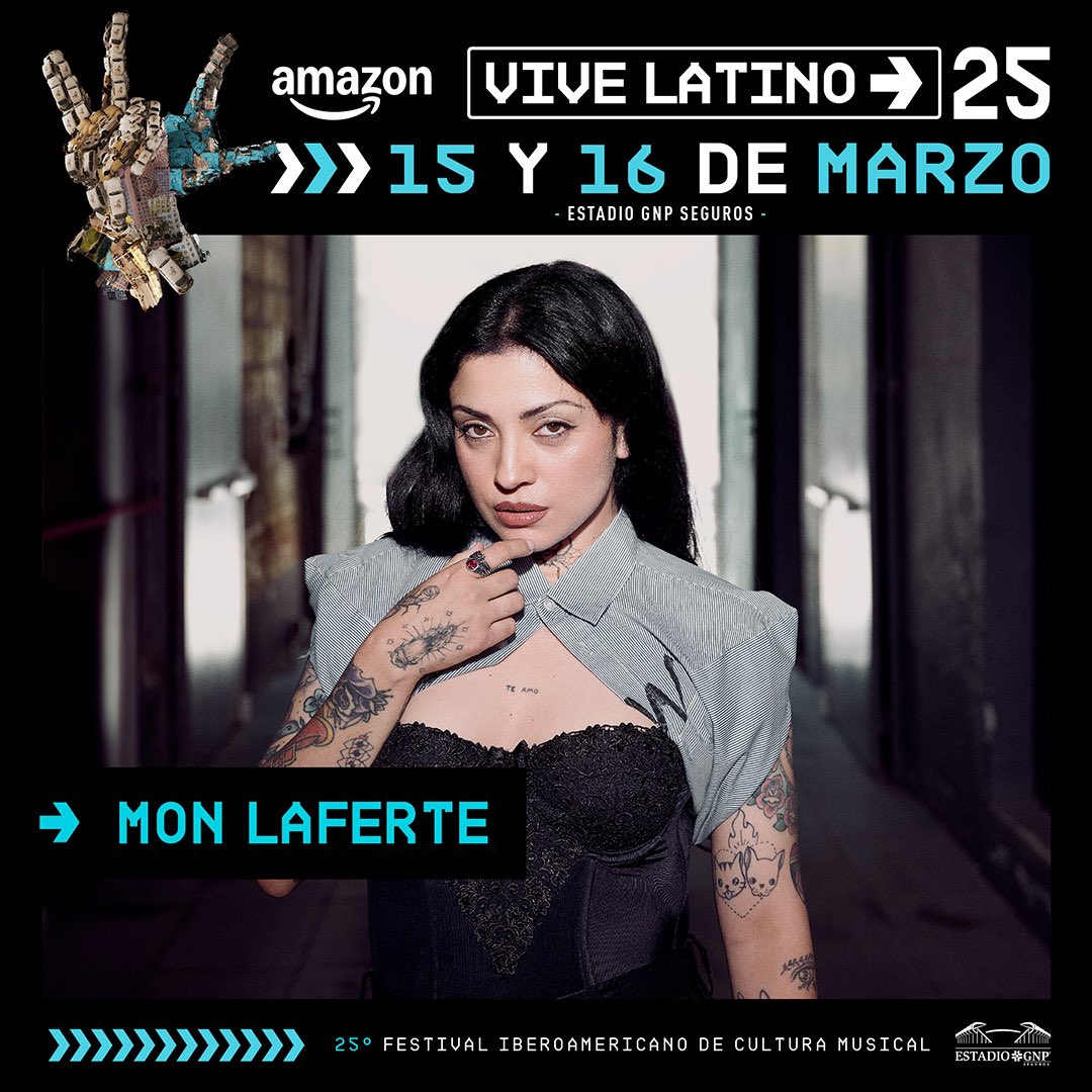 7 años después nuestra Mon Laferte regresa para el #VL25, te amamos Mon. ⚡️
¡Échenle un ojo a sus nuevos proyectos! 

🎟️: bit.ly/VLXXV