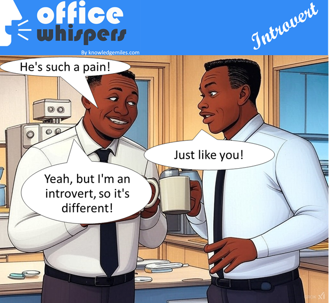 KarimManjra's tweet photo. Introvert!
#OfficeWhispers #WorkplaceComics #WorkplaceHumor #Workplace #Comics #humor https://t.co/Yjalqc6ydE
