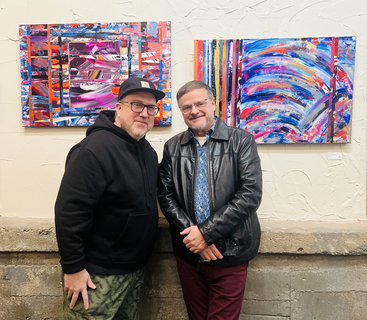 gtmsartworld's tweet photo. Honored to have 3 works featured at VALA’s “A Year to Remember, 2024”! 🎉
Big thanks to Claire, Naeem, and Chris (@chrismflawless) for celebrating—and to Chris for becoming a collector! 🖼️❤️
Thank you, @VALA_TX!
#ArtExhibition #VALATX #AbstractArt #ArtistLife https://t.co/9XW6P87EZo
