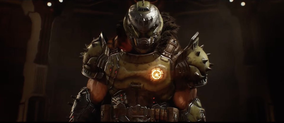 IGN's tweet photo. id Software's guiding gameplay catchphrases for the DOOM trilogy:

DOOM (2016): Run &amp; Gun
DOOM Eternal: Jump &amp; Shoot
DOOM: The Dark Ages: Stand &amp; Fight https://t.co/YsAIQUArLs