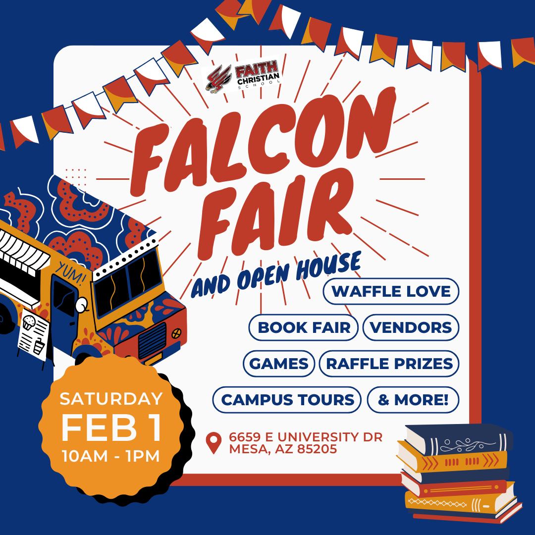 GoodWorksAuto's tweet image. Join Good Works Auto Repair at The Falcon Fair on Feb 1st from 10am-1pm! 🎇 There will be food trucks &amp;amp; TONS of fun activities for kids! Support Christian education &amp;amp; Learn more ➡️ facebook.com/faithchristian…  
#CommunityEvents #LocalBusiness #AutoRep...