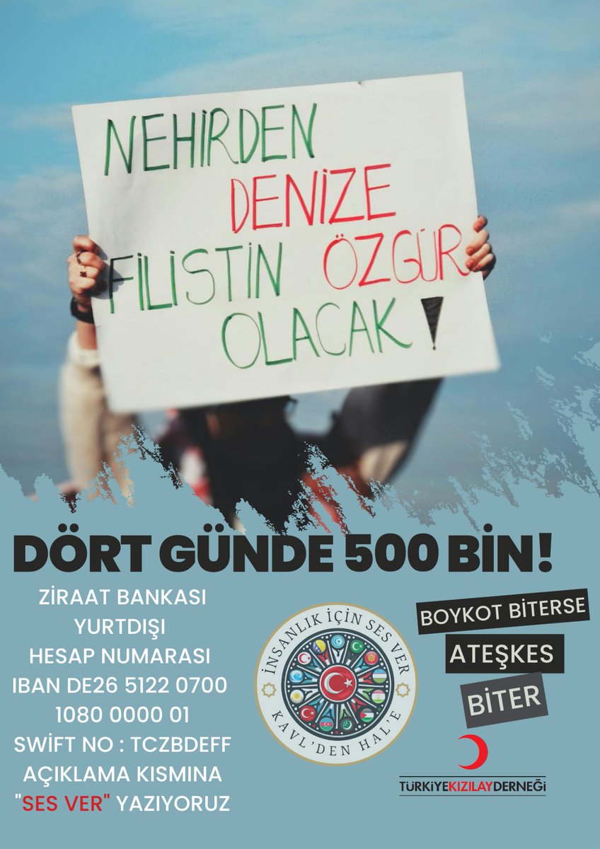 Yurtdışı hesaplat Türkiyr Kızılay Derneği