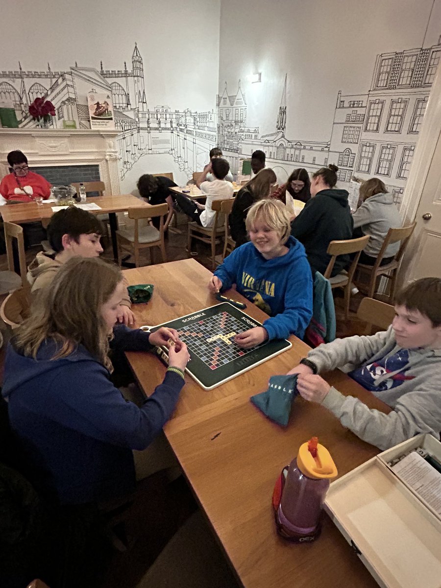 Kelmscott Classics Dept (@kelmclassdept) on Twitter photo It’s board game night in the hostel and not a phone to be seen! #Classics #ClassicsTwitter #Classicsforall #Bath <a href="/KelmscottSchool/">Kelmscott School</a> It’s board game night in the hostel and not a phone to be seen! #Classics #ClassicsTwitter #Classicsforall #Bath <a href="/KelmscottSchool/">Kelmscott School</a>
