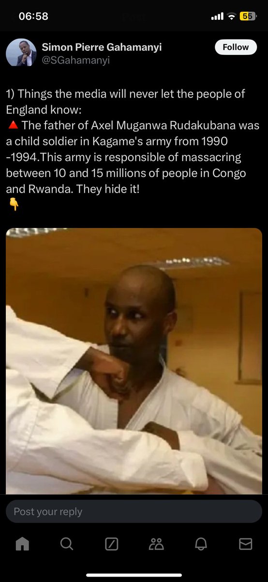KerryAnnison's tweet photo. @GoodwinMJ Why Would A Warmonger From Rwanda Responsible For Millions Of Deaths Stop His Son...Ummmm.👇🤬😡🤬😡🫡 https://t.co/5iekQjurCl