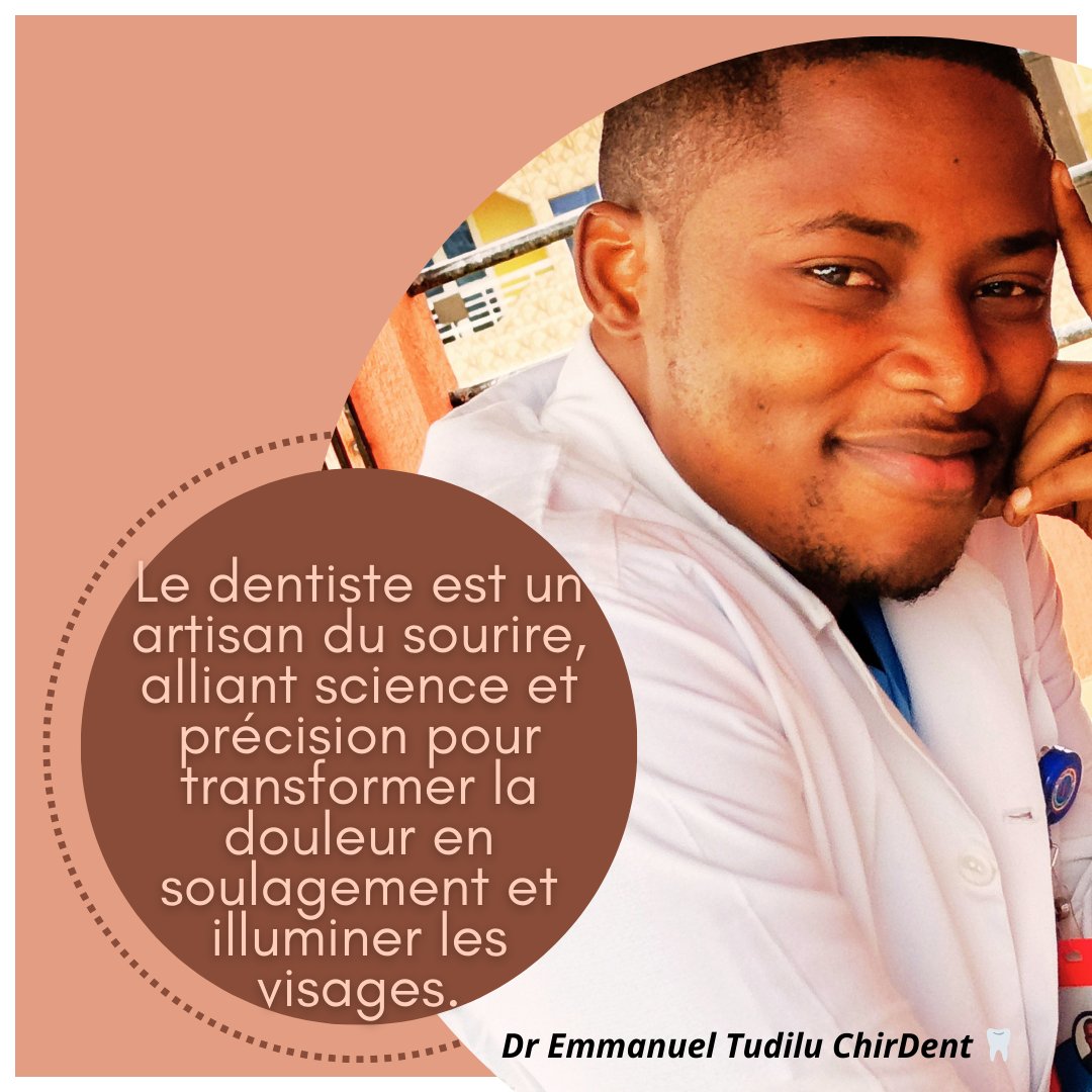 Un dentiste est un artisan de sourire alliant science et précision pour transformer la douleur en soulagement et illuminer les visages.

#dentistry#Smile#Leadership#Motivation