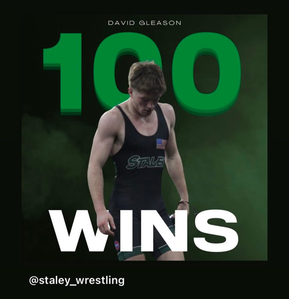David Gleason - 100 Wins!!! After losing his sophomore season to injury, this is quite the feat. Proud of you stud! <a href="/SHSFalcons/">Staley High School</a> <a href="/StaleyWrestling/">Staley Wrestling</a> <a href="/missouriwrestle/">Missouri Wrestling</a> <a href="/NKCSchools/">NKC Schools</a> <a href="/N2SportsStaley/">N2Sports Staley</a> <a href="/MizzouWrestling/">Mizzou Wrestling</a> <a href="/InsuredByDL/">gleasoninsurance</a> <a href="/H_Gleason_/">Hannah Gleason</a> @