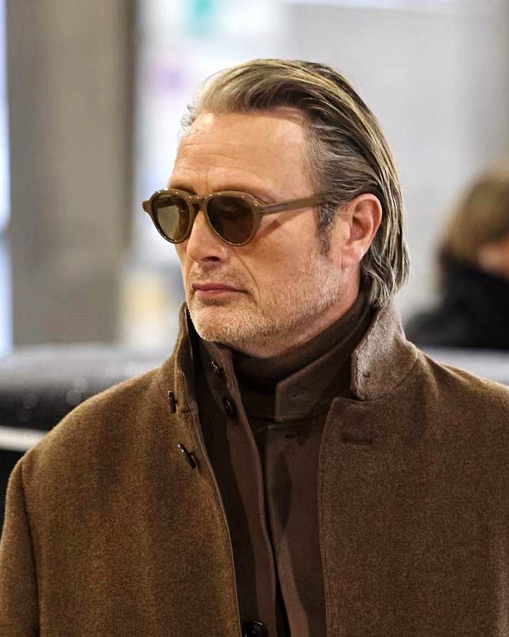happy with long hair 😁 #madsmikkelsen #hannibal #マッツミケルセン