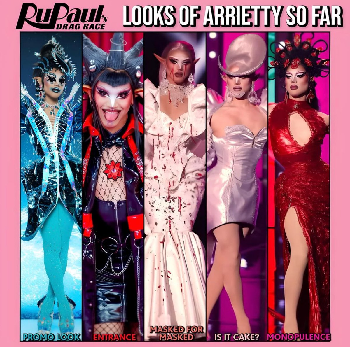themotheralert's tweet photo. arrietty truly has one of the best runway packages of drag race and we’re only 3 episodes in every look is INCREDIBLE!!! https://t.co/7epvNbTsA6