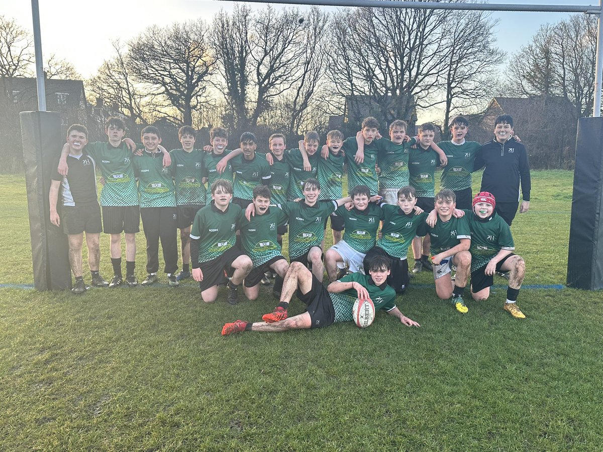 Smiles on faces and muddy laces after a hard fought win against our friends from <a href="/tanbridgehouse/">Tanbridge House</a> . Great game, played in the right spirit 🏉 thank you to <a href="/HorshamEA/">Woodlands Estates Horsham</a> for our new kit - the lads loved it #enjoy #respect #achieve #rugby