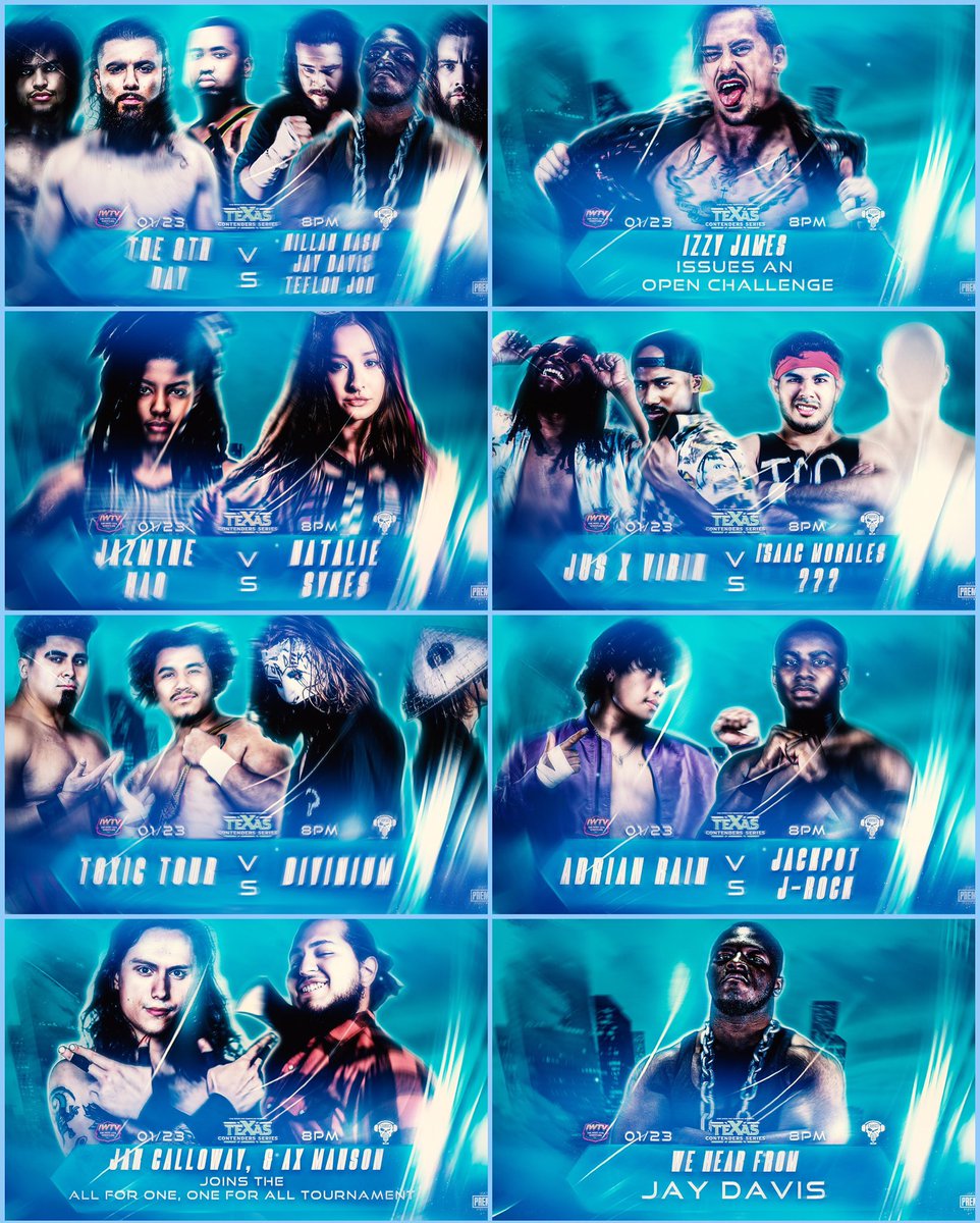 texascontenders's tweet photo. ❗️TONIGHT❗️
The Texas Contenders Series returns for the first time in 2025 for a STACKED event!!
Tickets start at just $5!
#TCS46 • 1/23 • 8PM
Houston Premier Arena
Live on @indiewrestling
Presented by @HPCBadGuys
Graphic: @berock0
🎟️: https://t.co/Bkuko8n7VJ https://t.co/zCiPlnOAH5