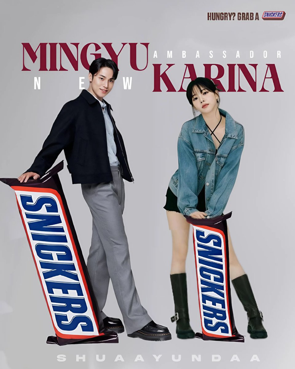 Shuayunda's tweet photo. #Heartbbongi ; New ambassador of snickers. https://t.co/CSbOGiqori