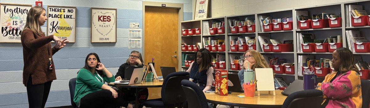 What a great morning joining <a href="/Mrs_C_Harvey/">Chelsie Harvey</a> <a href="/KennesawElem/">Kennesaw Elementary</a> as she shared 🎉new CTLS updates. 👩‍🏫Teachers also had time to collaborate and have great 💬discussions about 🧑‍💻👩🏽‍💻common assessments. <a href="/PrincipalKenne1/">JamesBrettWard</a> <a href="/kath_bender/">Kathleen Bender</a> #CobbInTech