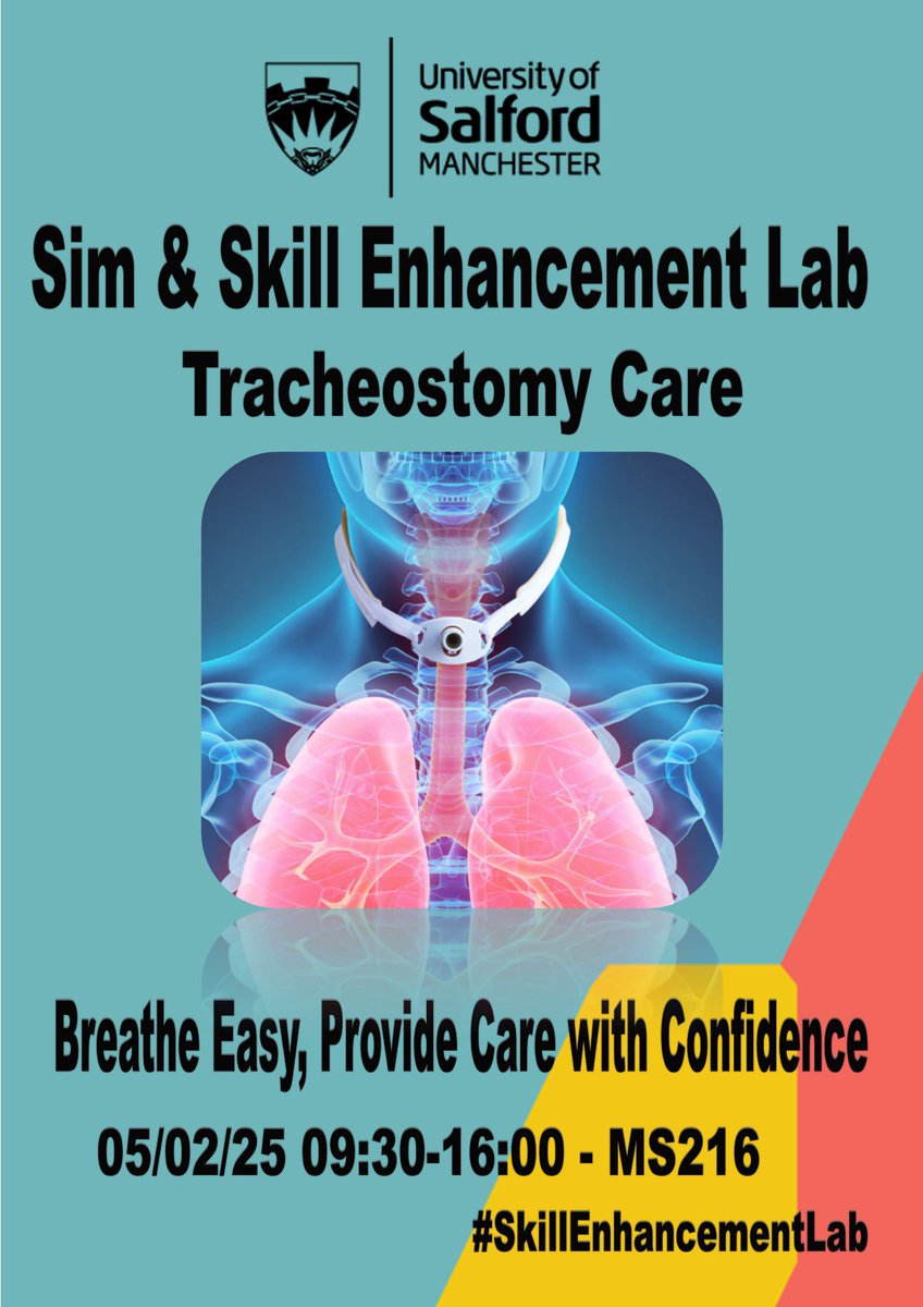 Daniel Lawton-Edge (@dlawton45014) on Twitter photo NEW #SkillEnhancementLab Alert! 🚨 All welcome, lots of exciting practice development to share. Hope to see you there ✨Like & Share ✨
<a href="/SimandSkillsUoS/">UoS Simulation and Skills Team</a> <a href="/SimTechTeam/">Salford Uni Sim Techs</a> <a href="/UoS_HealthSoc/">UoS Health & Society</a> <a href="/UoS_Students/">UoS_Students</a> <a href="/UoSadultnursing/">UoS_AdultNursing</a> <a href="/UoS_CYPNursing/">UoS_CYPNursing</a> <a href="/UoS_MHNurs/">UoS_MHNurs</a> NEW #SkillEnhancementLab Alert! 🚨 All welcome, lots of exciting practice development to share. Hope to see you there ✨Like & Share ✨
<a href="/SimandSkillsUoS/">UoS Simulation and Skills Team</a> <a href="/SimTechTeam/">Salford Uni Sim Techs</a> <a href="/UoS_HealthSoc/">UoS Health & Society</a> <a href="/UoS_Students/">UoS_Students</a> <a href="/UoSadultnursing/">UoS_AdultNursing</a> <a href="/UoS_CYPNursing/">UoS_CYPNursing</a> <a href="/UoS_MHNurs/">UoS_MHNurs</a>