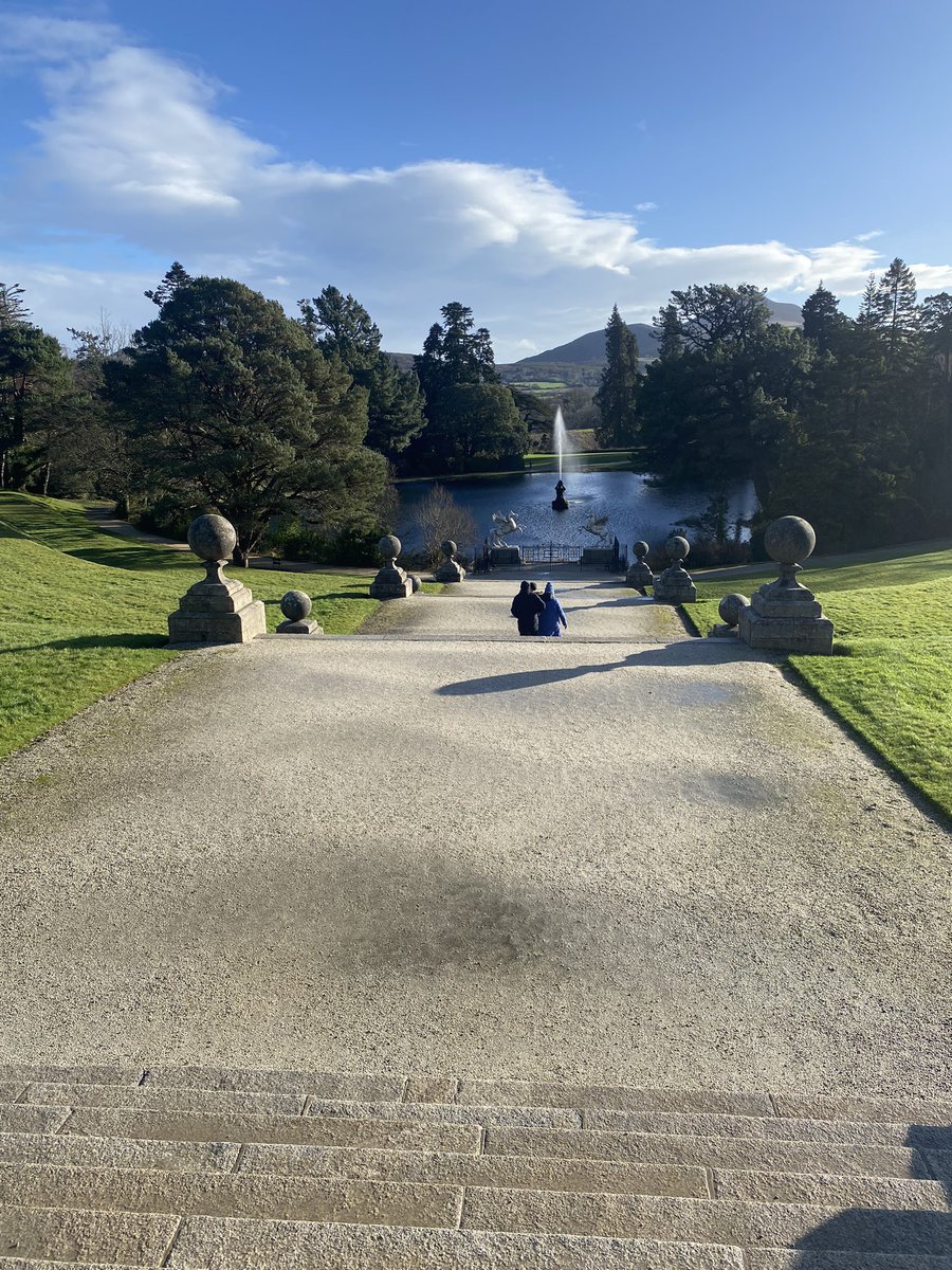 Theresepower's tweet photo. Day 23 #100daysofwalking beautiful walk in Powerscourt gardens and Powerscourt waterfall https://t.co/O5f3P8fMJw