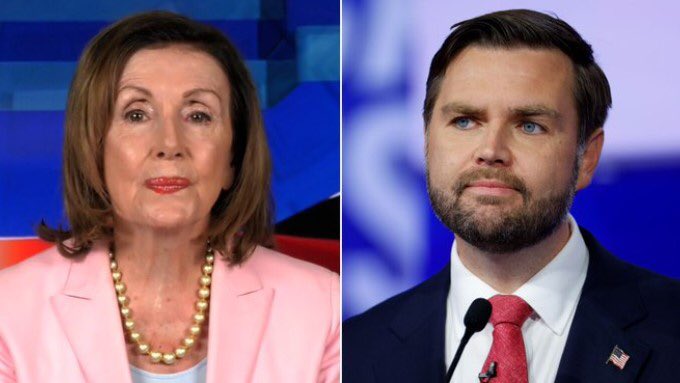 🚨 BREAKING: James David Vance said, "Nancy Pelosi shouldn't get the Medal of Freedom. She should go to jail for insider trading and what she did on January 6th." Repost👍

Do you agree with JD Vance?

If YES, I will follow you back.