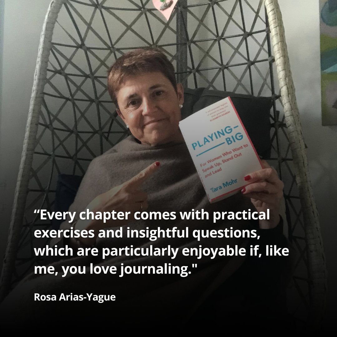 📗 Playing Big by Tara Mohr – our next book recommendation.

Over-apologising, seeking validation or battling your inner critic? This book helps women unlearn these habits and build confidence.

Have you read it? Let us know what you thought in the comments 🔽