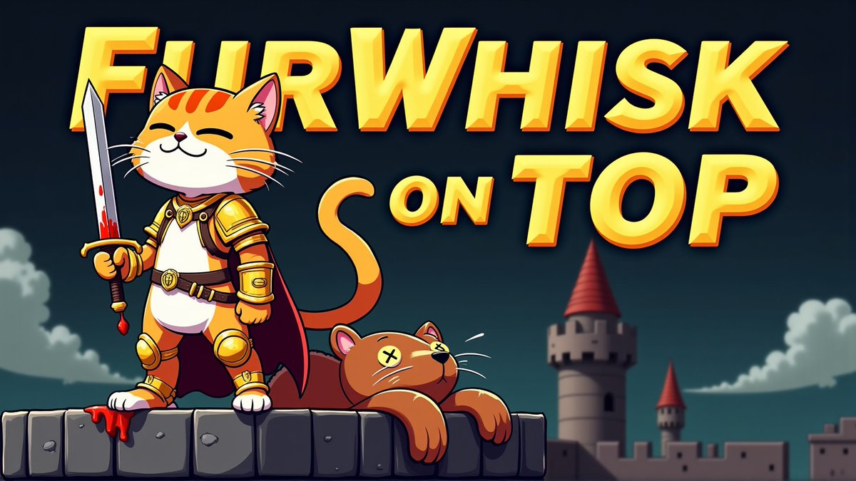 FurryWhiskers_'s tweet photo. ๐พ We clawed through every bear market like a cat fighting an invisible laser pointer!
Nine lives later, #FurWhisk purring at the top. ๐ฑ๐ธ
Bear markets? We fight them like warriors. ๐ด
Now itโs time to chase the ๐ฐ. ๐
#FurWhiskFam #CryptoTrend #Solana #Memecoin #PawPack #Sol
